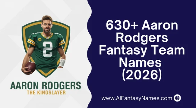 Aaron Rodgers Fantasy Names Generator