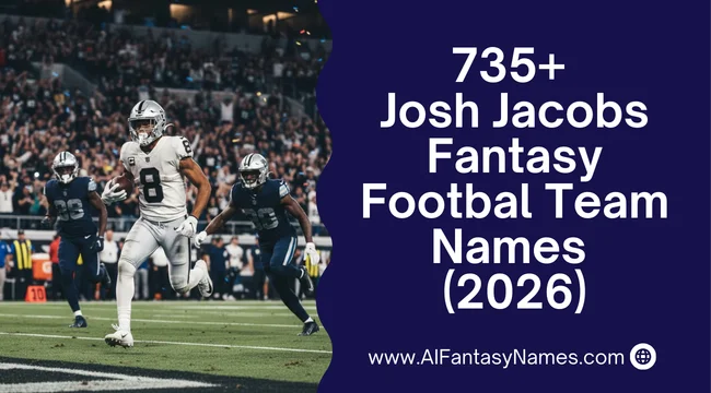 Josh Jacobs Fantasy Names Generator