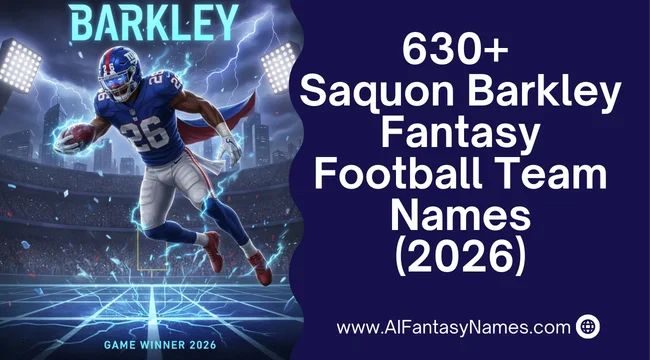 Saquon Barkley Fantasy Names Generator