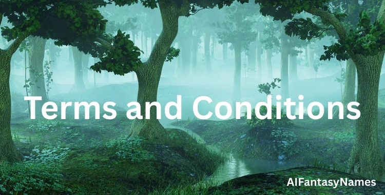 Terms and Conditions