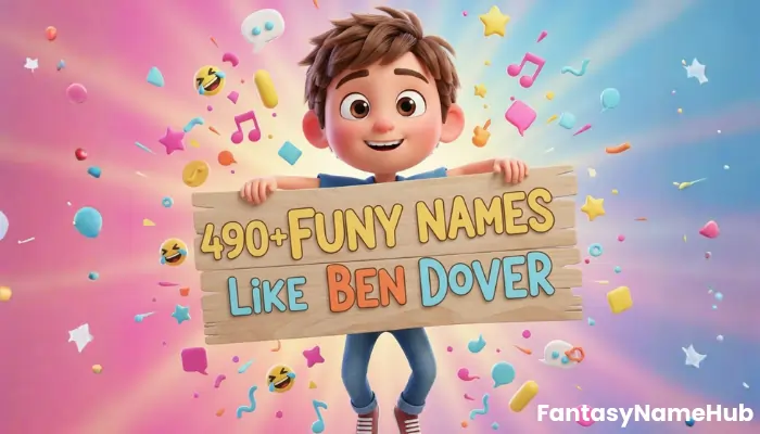 Unique Funny Names Like Ben Dover Unique Funny Names Like Ben Dover