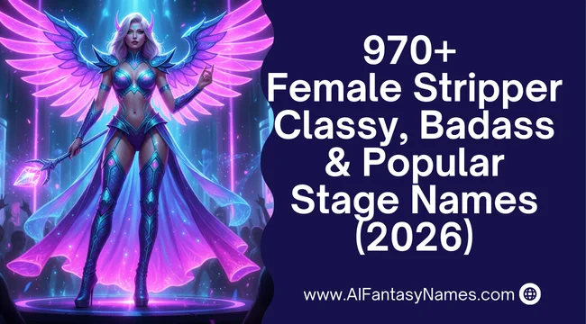 Female Stripper Names Generator
