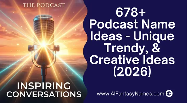 Podcast Names Generator