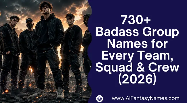 Badass Group Names Generator